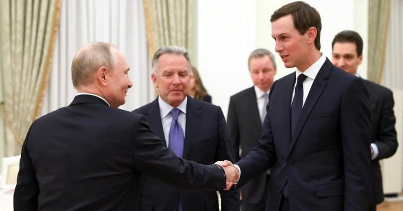  Kërcënimet e tua janë boshe    Dhëndri i Donald Trump sfidon Vladimir Putin në zyrën e tij