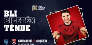 UEFA Nations League: San Marino – Shqipëri, dalin në shitje biletat për tifozët shqiptarë