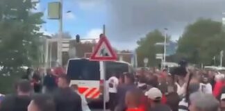 Vendimi i Gjykatës Speciale, mbështetësit e ish-krerëve të UÇK-së përplasen me policinë në Hagë