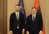 Ministri Demo pret në takim ministrin e Administratës Publike të Malit të Zi, Marash Dukaj: Shkëmbim përvojash në rrugën e përbashkët drejt BE. Krenar për shqiptarët në Mal të Zi