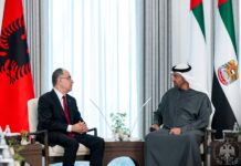 Presidenti Begaj vizitë zyrtare në Abu Dhabi: Shqipëria synon më shumë investime nga Emiratet e Bashkuara Arabe