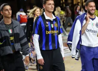 Nga fusha e gjelbër, në sfilatën e modës/ Inter merr pjesë në Milano Fashion Week
