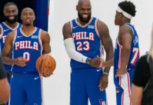 NBA/ LeBron James, fotot e para me Philadelphia 76ers: Do të kisha shkuar te New York Knicks nëse…