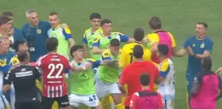 Skandal në Superkupën argjentinase/ Estudiantes-Rosario Central mbyllet me sherr mes skuadrave
