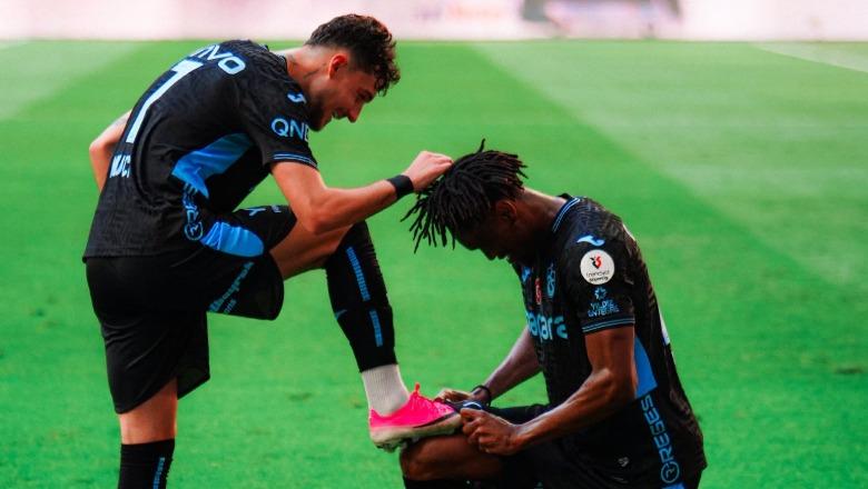 Pas Kombëtares Muçi shkëlqen edhe në Turqi  shënon gol në fitoren e Trabzonspor it
