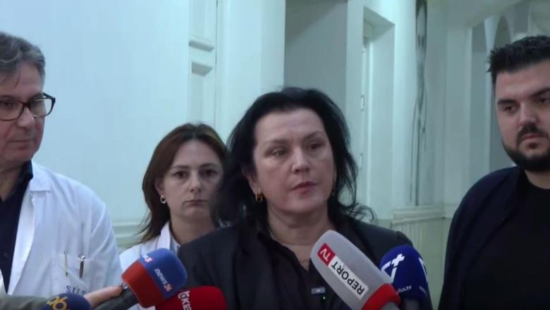 U dëmtua në sy gjatë protestës  shefja e Shërbimit të Okulistikës në QSUT  I riu do transportohet në Itali për një operacion të dytë  situata duket disi më e stabilizuar