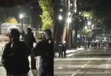 Tensionet në protestën përpara Kryeministrisë, policia nis shoqërimet