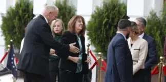 Të ftuarit në pritjen e ambasadorit të ri amerikan, Eric Wendt