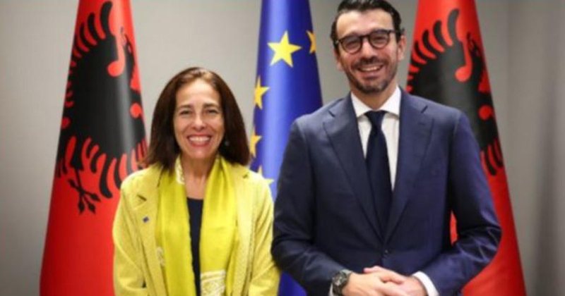 Ambasadorja e BE së takon ministrin Karakaçi  Mbështetje për Shqipërinë në energji dhe transport