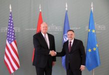 Ministri i Mbrotjes Nufi takon ambasadorin amerikan Eric Wendt: Shqipëria dhe SHBA krah për krah