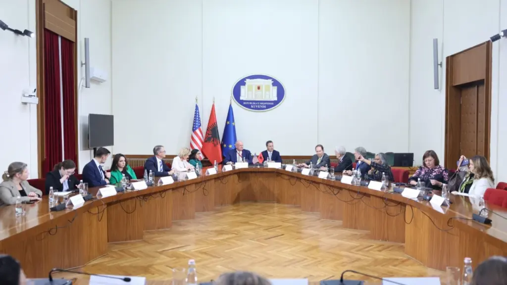Partneriteti Strategjik Shqipëri SHBA  delegacioni i Dhomës së Përfaqësuesve amerikanë takim në Kuvend
