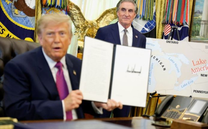 Trump dëshiron të ndryshojë edhe emrin e një oqeani    Oqeani Trump  apo  Oqeani i Amerikës  