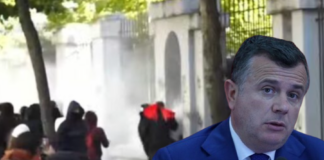 Protesta para Ministrisë së Arsimit, Balla: Studentët nuk janë terroristë me maska që thyejnë dritaret e shkollës