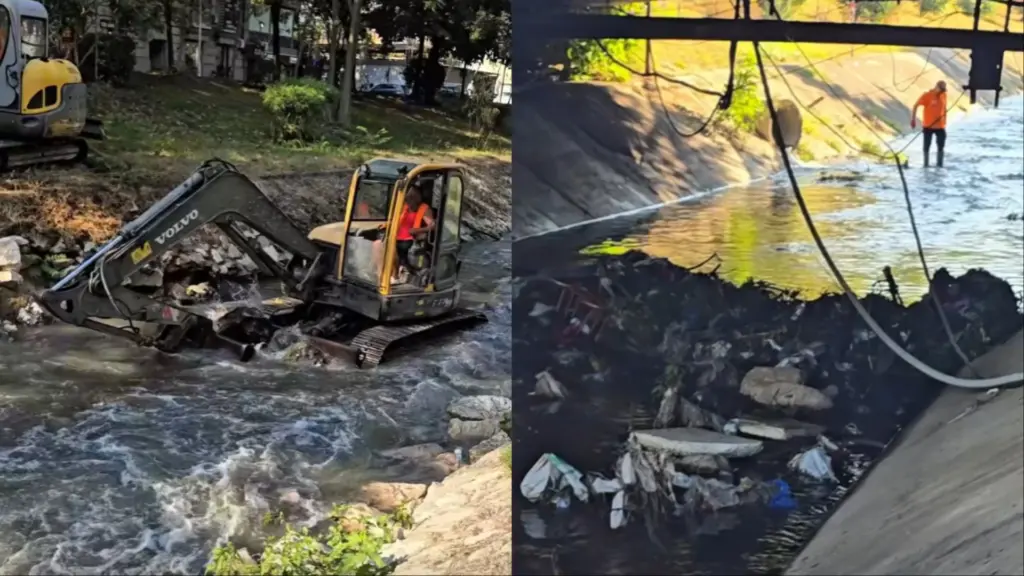 Pastrohet Lana në Tiranë para reshjeve  Bashkia paralajmëron gjoba për ndotësit  Kundërvajtësit do të përballen me ligjin
