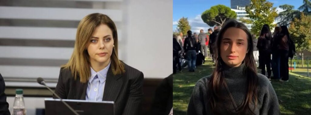 Deputetja Bylykbashi mesazh studentes  Lotët e tu janë dashuri për këtë vend  por jo me gurë që e shkatërrojnë