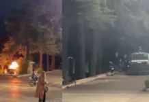 Tensionohet situata para Kryeministrisë, hidhet molotov drejt efektivëve, afrohet autoboti për të shpërndarë turmën