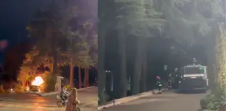 Tensionohet situata para Kryeministrisë, hidhet molotov drejt efektivëve, afrohet autoboti për të shpërndarë turmën